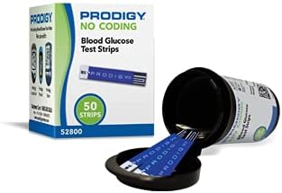 Prodigy 52800 No Coding Blood Glucose Test Strips