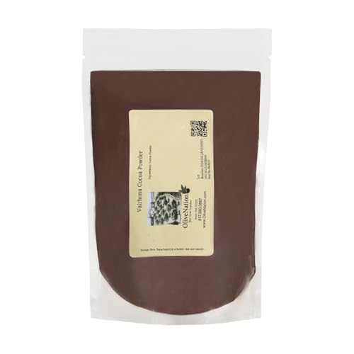 Valrhona Cocoa Powder - Valrhona #159 20/22% Fat Unsweetened Dutch Cocoa for Rich Chocolate Brownies, Cakes, Cookies, Truffles, Frosting, Fillings