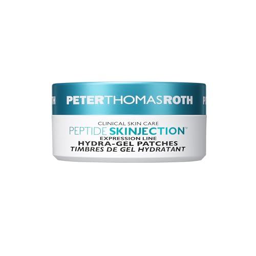 Peter Thomas Roth | Peptide Skinjection™ Expression Line Hydra-Gel Patches | Smoothing Peptide Eye Mask Patches for Fine Lines and Wrinkles