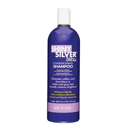 One 'n Only Shiny Silver Purple Shampoo & Blonde Hair Toner, 33.8 oz