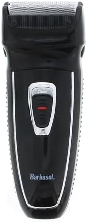 Barbasol Rechargeable Electric Foil Shaver with Stainless Steel Blades and Pop Up Trimmer