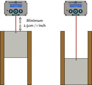 ChickenGuard Classic Door Kit Combi - 'Extreme' Auto Coop Door Opener Plus Aluminium Pop Hole Door with Oak Runners