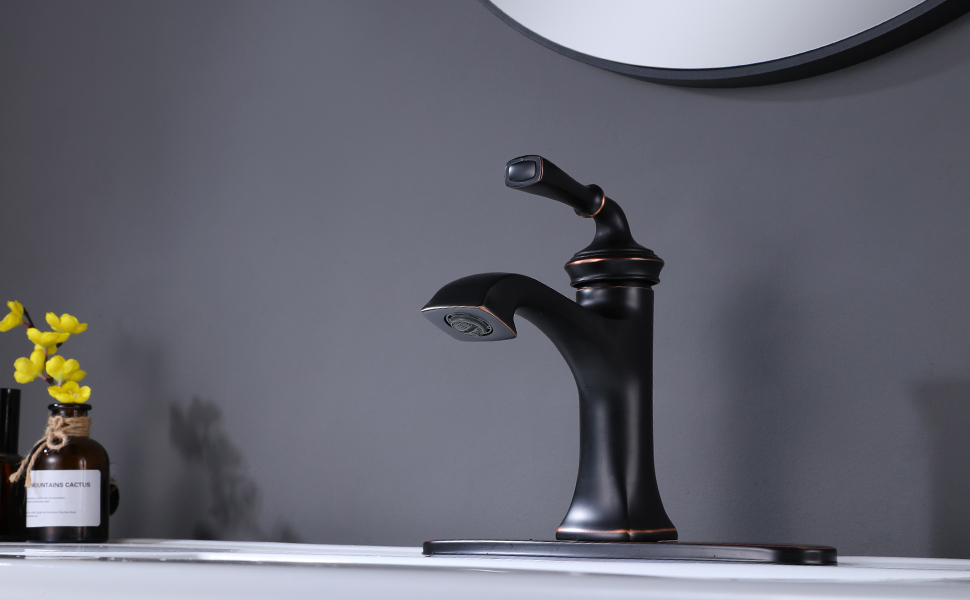 brass bronze bathroom faucets single handle bathroom faucet vintage bathroom sink faucet 1 one hole