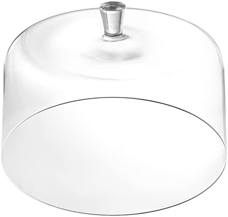 Barski - Euorpean Quality Glass - Extra Large Glass - Clear - Cake Dome - 11.5" Diameter - Made in Europe