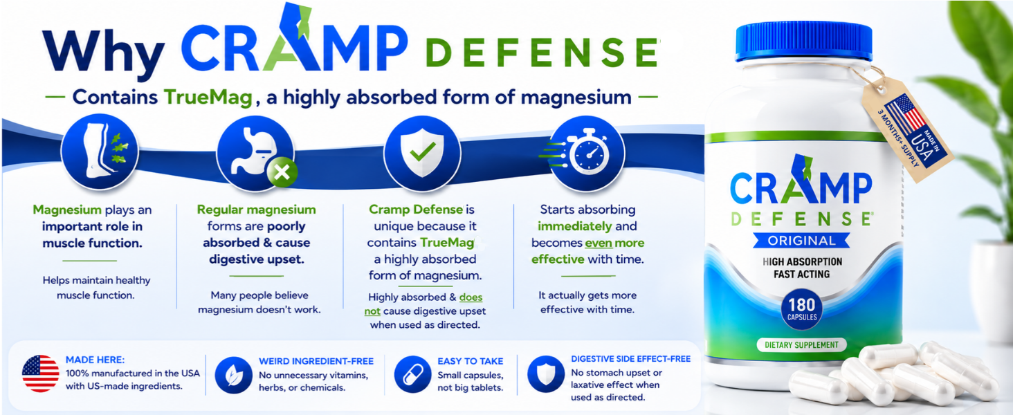 Relief for All Muscle Cramps