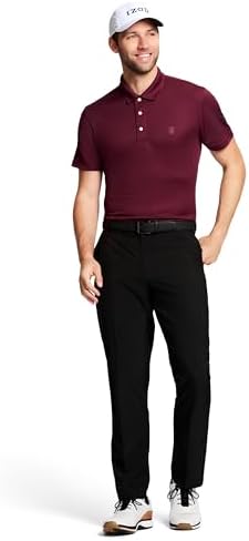 Izod Mens Golf Swingflex Straight-fit Flat-Front Pants