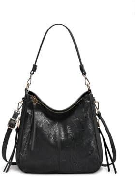 Hobo Crossbody Bag for Women, Designer Shoulder Purse Handbags