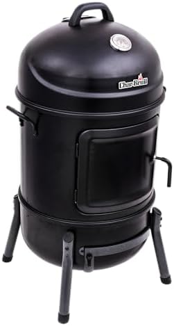 Char-Broil Bullet Charcoal Smoker 16" - 18202075,Black