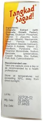 Cherifer PGM 10-22 Capsules with Zinc for Teenagers with Chlorella Growth Factor,and Taurine 30 Capsules