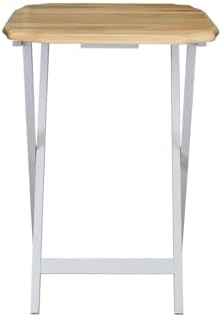 Casual Home 5 Piece Tray Table Set, Espresso