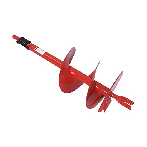 THUNDERBAY 14 Inch Diameter 36 Inch Long Earth Auger Bit with Fishtail Point and Patent Shock Spring