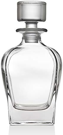 Godinger Whiskey Decanter, Liquor Decanter, Wine Decanter for Beer, Scotch, Bourbon or Wine, Barware & Drinkware, 23oz, Madison Collection
