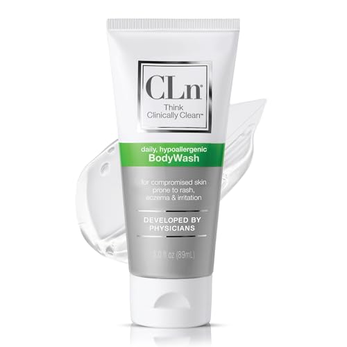 CLn® BodyWash - Non-Drying Body Wash, For Compromised Skin Prone to Eczema, Dermatitis, Rash & Hidradenitis Suppurativa, Fragrance-Free & Paraben-Free, 8 fl oz.