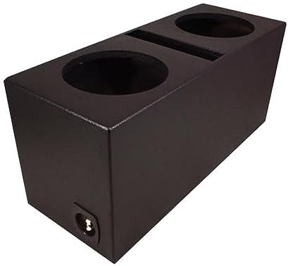 American Sound Connection Dual 15" Subwoofer Universal Fit Vented Port Sub Box Speaker Enclosure - Armor Coated