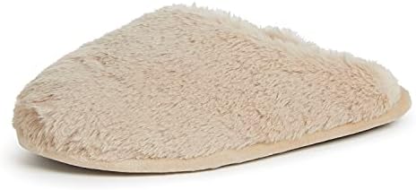 Dearfoams Women's Bailey Plush Furry Scuff