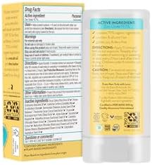 Babo Botanicals Super Shield SPF 50 Stick Sunscreen - 70% Organic Ingredients - Natural Zinc Oxide - For all ages - NSF & MADE SAFE Certified - EWG