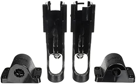 Attwood RH-4646 2-in-1 Non-Adjustable Rod Holders, Sold as Pair, Fixed Vertical Angle, for Most Standard and Ultra-Light Rods