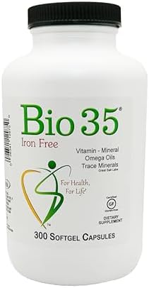 Bio35 / 300 sg Original, Gluten Free, Daily Multivitamin for Men & Women Wellness – Bio35 High Potency Softgel with Trace Minerals, Multi Vitamins for Immune Support, Digestion, & Energy,