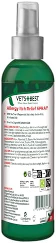 Vet's Best Allergy Itch Relief Spray for Dogs, Dry Skin Relief, 8 oz | Helps Relieve Dry, Itchy Skin, Reduces Licking & Scratching