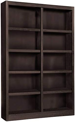 Concepts In Wood Book Shelf - 72" Tall Wood Bookcase Furniture - Espresso