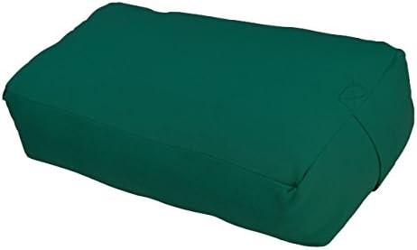 YogaAccessories MAXSupport Deluxe Rectangular Cotton Yoga Bolster
