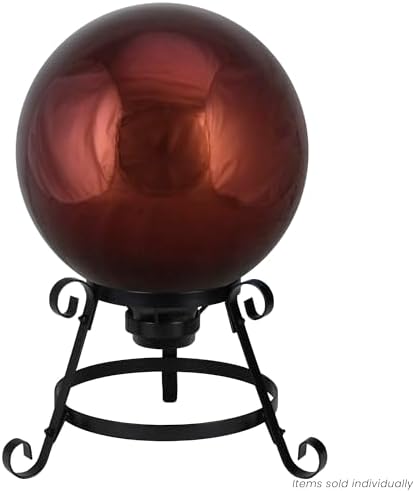 Northlight HB16068 Berry Shiny Outdoor Patio Garden Gazing Ball, 10", Red
