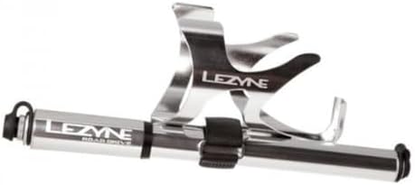 LEZYNE Power Cage Bike Water Bottle Holder | Hollow Tube Design, Secure Wrap-Around Retention, Large Easy-Access Opening & Welded Base Construction, Silver