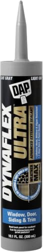 DAP Dynaflex Ultra Advanced Exterior Sealant, Light Gray, 10.1 Oz (7079818219)