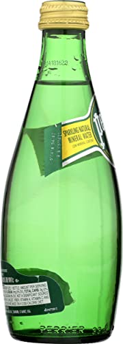Perrier Sparkling Mineral Water 11 oz (24 Bottles)
