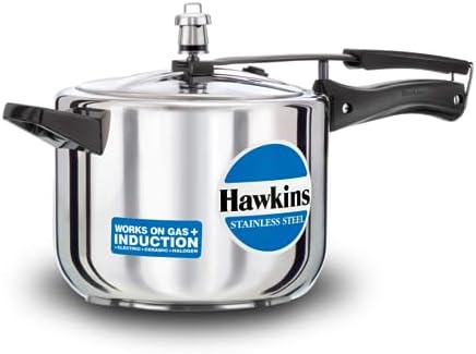 Hawkins Stainless Steel 5.0 Litre Pressure Cooker