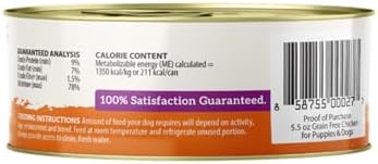 Health Extension 95% Beef Grain-Free Wet Dog Food, High Protein Recipe, Limited Ingredients, Picky Eaters, Ideal for Sensitive Stomachs 5.5 oz (Case of 24)