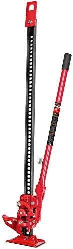 Powerbuilt 6 Piece Car Jack and Garage Creeper Service Set, 2 Ton Vehicle Lift, Jackstands, Folding Creeper, Wheel Chocks, Car Repair Garage Equipment - 640816, Large, Red