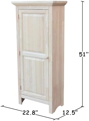 International Concepts Home Accents Unfinished 36" Single Jelly Cabinet