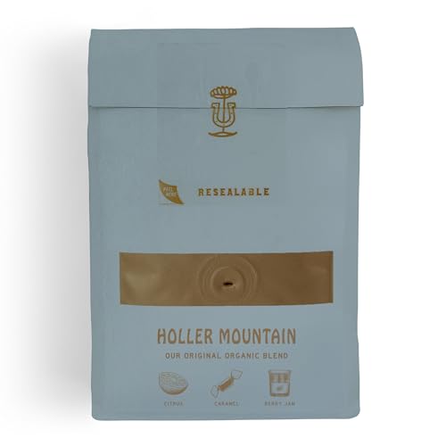 Stumptown Coffee Roasters, Medium Roast Organic Whole Bean Coffee, 100% Arabica Coffee - Holler Mountain 12 Ounce Bag with Flavor Notes of Citrus Zest, Caramel and Hazelnut