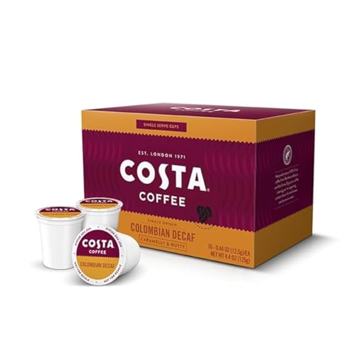 Costa Coffee Pods Medium Roast, Signature Blend, 10 Count