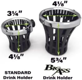 CIRO 50003 Drink Holder (Chrome for Harley-Davidson Models)