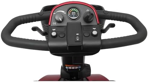 Pride Mobility Victory 10 3-Wheel Scooter - Comfort Mobility for Adults, U-1 Battery, 400 Lbs Weight Capacity, Viper Blue, 18"x17" Fordable Seat - SC610