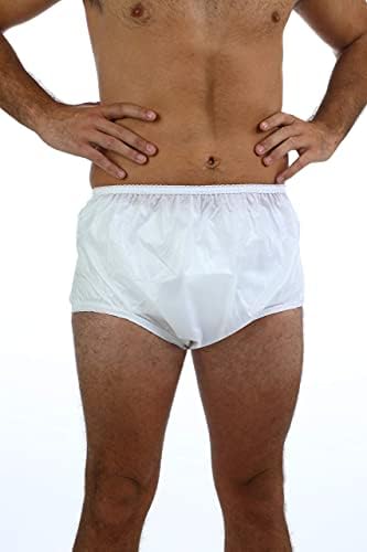 Incontinence Leak-Protection, Washable Pull-On Diaper Cover Pant, Advanced-Cool-Lightweight-Durable- Kleinert's (Beige, XX-Large)