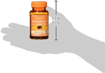 Puritan's Pride Zeaxanthin 4mg with Lutigold™ Lutein 10mg Carotenoids