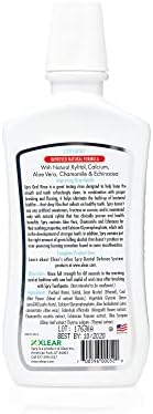 Spry Natural Xylitol Oral Rinse Mouthwash, Spearmint - 16 fl oz (Pack of 1) | Natural, Fluoride Free, Enamel Support, Low Alcohol, Gentle for Sensitive Mouth and Gum, Non-GMO, No Burn