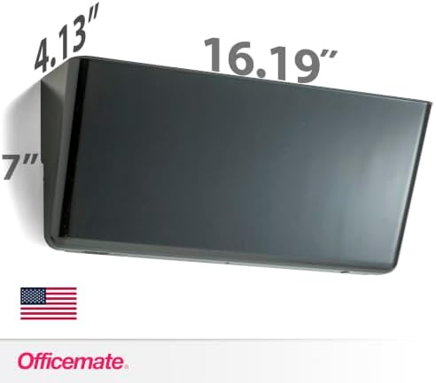 Officemate Wall File, Legal Size, Black (21442)