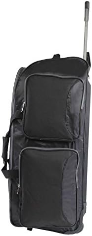 Fila 32" Lightweight Rolling Duffel, Neon Lime