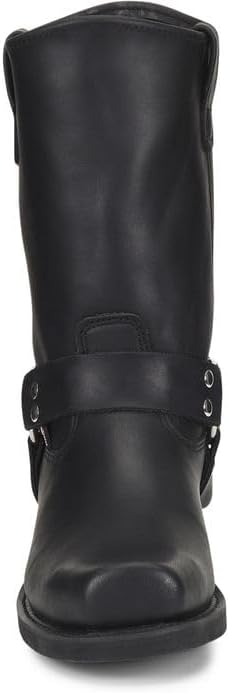Double-H Barry 11" Harness Boots for Men - Leather, with PermaFresh Cushioned Insole and Slip-Resistant Outsole, Made in USA | Permafresh Cushioned Insole and Slip-Resistant Outsole, Shock-Absorbing Midnight Insert, Narrow Square Toe