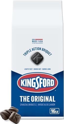 Kingsford Original Charcoal Briquettes, BBQ Charcoal for Grilling, 16 Pounds (Package May Vary)