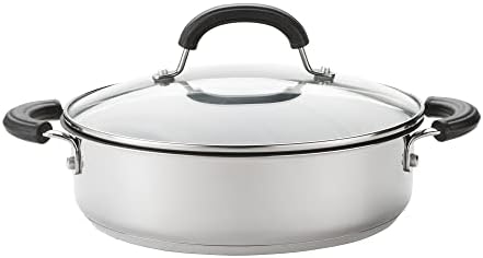 Circulon - Total - Saute Pan with Lid 28cm - Durable Non Stick - Hard Anodised - Induction - Oven and Dishwasher Safe - Lifetime Guarantee
