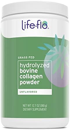 LifeFlo Hydrolyzed Bovine Collagen, Grass Fed | Supports Vibrant Skin & Hair, Bone & Joint Health | 12.7oz, 60 Serv.