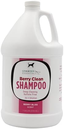 Groomer Essentials Berry Clean Dog Shampoo Gallon