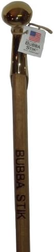 Walking Cane Texas Style Walking Stick Made of Mahogany Stained Tennessee Hardwood and Topped with a Brass Hame Handle from a Real Horse Collar Harness. Made in Texas by Real Texans.