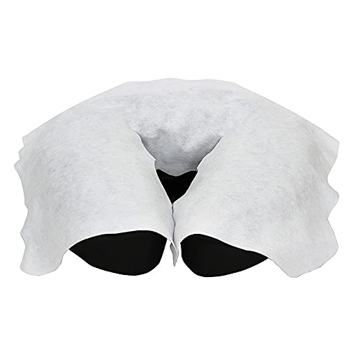 BodyMed Disposable Face Cradle Covers - 1 Pack of 100 Sheets - Medical-Grade, Ultra Soft, Luxurious, Non-Sticking Massage Face Covers/Headrest Covers for Massage Tables & Massage Chairs