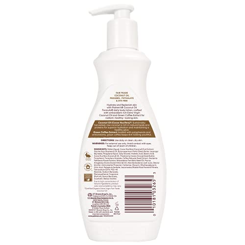 Palmer's Coconut Oil Formula Body Lotion for Dry Skin (13.5 Fl Oz) | A hydrating hand and body moisturizer with Green Coffee Extract and Vitamin E for 48 hour moisture and radiant skin